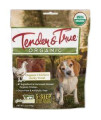 Tender & True Pet Nutrition 854043 4 oz Organic Chicken Jerky Dog Treats - Case of 1010