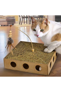 Ware Manufacturing Seagrass Scratch N' Play Maze for Cats