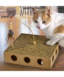 Ware Manufacturing Seagrass Scratch N' Play Maze for Cats