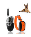 NACRL Dog Training Collar - Dog Shock Collar with LED Light, 3 Correction Training Modes - Vibration, Shock, Beep, Waterproof & Rechargeable, 1000yd Remote Range, Orange