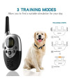NACRL Dog Training Collar - Dog Shock Collar with LED Light, 3 Correction Training Modes - Vibration, Shock, Beep, Waterproof & Rechargeable, 1000yd Remote Range, Orange