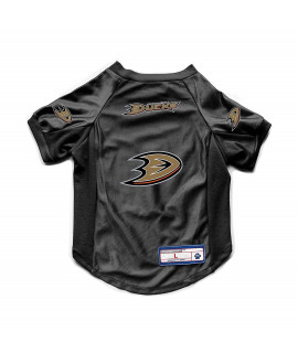 Littlearth Unisex-Adult NHL Anaheim Ducks Stretch Pet Jersey, Team color, Small