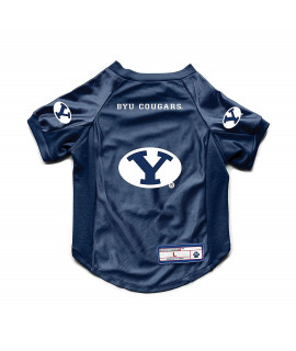 Littlearth NcAA BYU cougars Stretch Pet Jersey, Team color, Large
