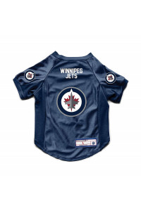 Littlearth Unisex-Adult NHL Winnipeg Jets Stretch Pet Jersey, Team color, Large
