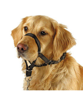 Dog Head collar, No Pull Training Tool for Dogs on Walks, Includes Free Training guide, 5 (S, Black)