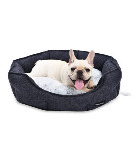 AmazonBasics Cuddler Pet Bed - Soft and Comforting - Medium, Grey