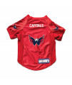 Littlearth Unisex-Adult NHL Washington capitals Stretch Pet Jersey, Team color, Small