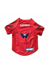 Littlearth Unisex-Adult NHL Washington capitals Stretch Pet Jersey, Team color, Small