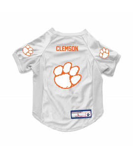 Littlearth NcAA clemson Tigers Stretch Pet Jersey, Team color, Small