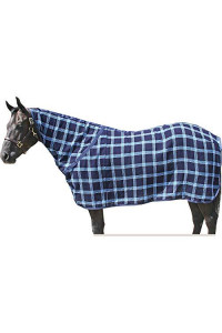 Schneiders Saddlery Dura-Tech Plaid Cashmelon Contour Horse Cooler Sheet | Acrylic Waffle Knit | Quickly Wicks Moisture | Helps Equine Coat Lay Down Smoothly | Various Sizes and Colors