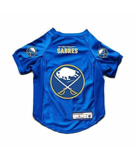Littlearth Unisex-Adult NHL Buffalo Sabres Stretch Pet Jersey Team color X-Large