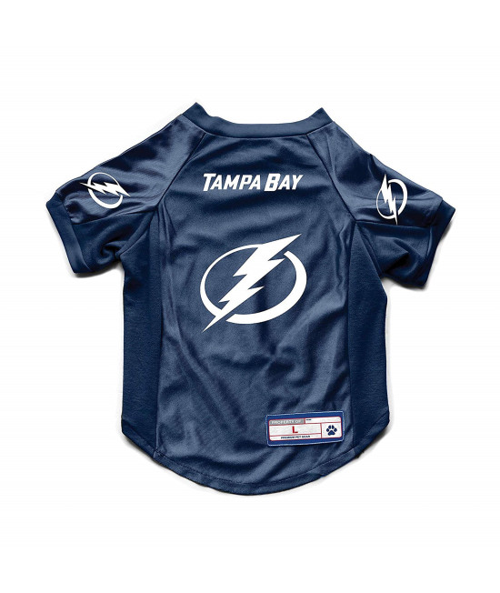 Littlearth Unisex-Adult NHL Tampa Bay Lightning Stretch Pet Jersey, Team color, Medium