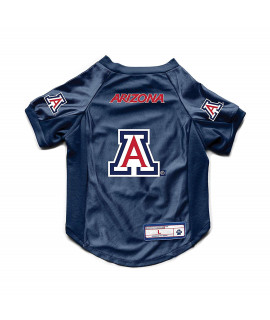 Littlearth NcAA Arizona Wildcats Stretch Pet Jersey, Team color, Small
