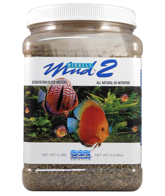 EcoSystem Aquarium Miracle Mud 2 Freshwater Substrate 5 Pound Jar