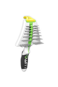 LUMO: All-in-one Self-Cleaning Pro Quality Grooming Tool for Long Haired Pets (e.g. Golden Retriever, Husky)