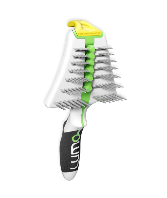 LUMO: All-in-one Self-Cleaning Pro Quality Grooming Tool for Long Haired Pets (e.g. Golden Retriever, Husky)