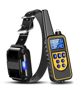 Shock Collar for Dogs, Moclever 2020 Upgraded Dog Training Collar with Remote 2624FT, Pet Trainer Collar IP67 Waterproof, Rechargeable w/Beep, 99 Levels Vibration Shock Modes for Small, Medium, Large
