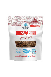 New Farmland Traditions Filler Free Dogs Love Pork Premium Jerky Treats for Dogs (5 oz)