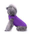 Shirts for Dog Large, Chol&Vivi Plain Dog T Shirt Vest Soft and Thin, 2pcs Blank Shirts Clothes Fit for Extra Small Medium Large Extra Large Size Dog Puppy, Extra Large Size, Blue and Purple