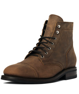 Thursday Boot company Mens captain Rugged and Resilient cap Toe Boot, Burnt copper, 10