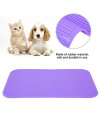 Pssopp Pet Grooming Mat Cat Dog Non-Slip Rubber Bathing Training Mat Pet Grooming Table Slip Resistant Rubber Mat(Purple)