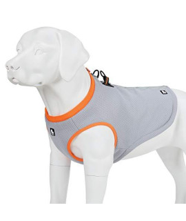 JUXZH Truelove Dog Cooling Vest Harness Cooler Jacket with Adjustable Zipper for Outdoor Hunting Training and Camping