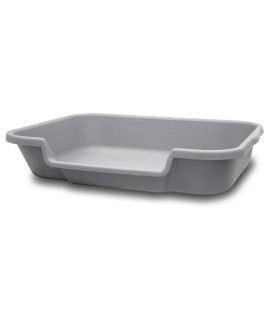 Bunny Go Here Rabbit Litter Box by NE14pets Misty Gray Color USA made! SEE size dimensions drawing prior to ordering