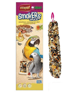 A&E cage co. Smackers XXL Treat Sticks for Parrots in Nut Flavor