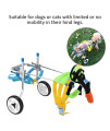 Fdit Adjustable Pet Dog Wheelchair Cart Disabled Dog Assisted Walk Car Pet Hind Leg Exercise Car for Hind Legs Rehabilitation Dog Walk (XS)