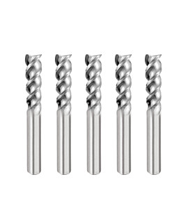 SPEED TIgER IAUE carbide Square End Mill for Aluminum Applications - High Feed U-Type Design - for Roughing and Finishing - 3 Flute - IAUE5163 - Made in Taiwan (5 Pieces, 516)