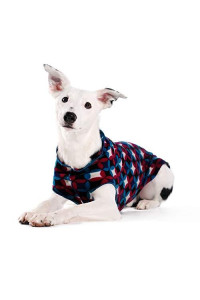 Gold Paw Stretch Fleece Dog Coat - Soft, Warm Dog Clothes, Stretchy Pet Sweater - Machine Washable, Eco Friendly - All Season - Sizes 2-33, Winter Mod, Size 10