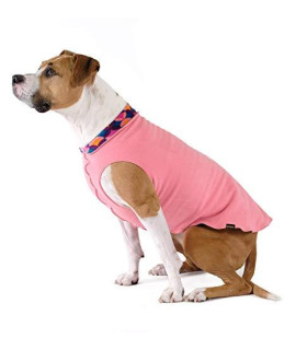 Gold Paw Stretch Fleece Dog Coat - Soft, Warm Dog Clothes, Stretchy Pet Sweater - Machine Washable, Eco Friendly - All Season - Sizes 2-33, Summer Mod, Size 10