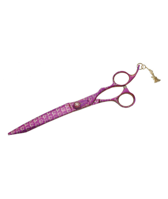 Kenchii Pink Poodle Grooming Shears (8.0" Straight)