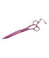 Kenchii Pink Poodle Grooming Shears (8.0" Straight)