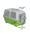 MidWest Spree Travel Pet Carrier | Hard-Sided Pet Kennel Ideal for "XS" Dog Breeds, Small Cats & Small Animals | Dog Carrier Measures 22.3L x 14.2 W x 15H - Inches| Great for Short Trips to the Vet