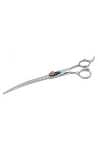 Kenchii Five Star Offset Handle Dog Grooming Shears 8 in. Curved Grooming Scissors (8.0", Curved)