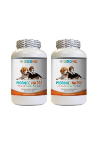 MY LUCKY PETS LLC Dog probiotics itching - Dog PROBIOTICS - Bad Breath and Passing Gas Solution - Oral Health - Dog probiotic Organic - 2 Bottles (120 Treats)