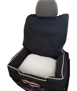 Seat Armour PET2GO101B Pet2Go Black Car Pet Bed and Seat Cover