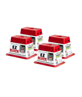 ANDERSEN HITcHES RV Accessories 4-Pack EZ Jack Blocks Leveling System RV Stabilizer Stands Heavy Duty camper Level for RVs 3621