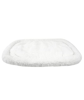 long rich Self Warming Pet Bed, Self Heating Cat Dog Pads for Indoor Outdoor Pets Non-Slip Bottom, Machine Washable, 48 by 30 inches, by Happycare Textiles, White, (HCT-ERE-4830SW)