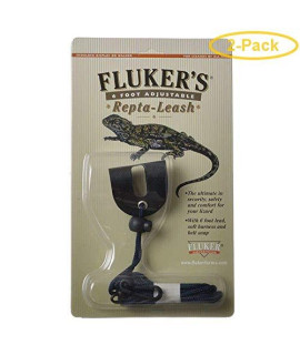 Flukers Repta-Leash Medium - 4 Harness (6 Lead) - Pack of 2
