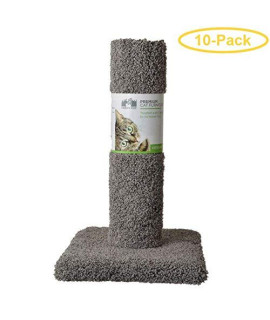 North American Pet Urban cat cat carpet Scratching Post 20 High (Assorted colors) - Pack of 10