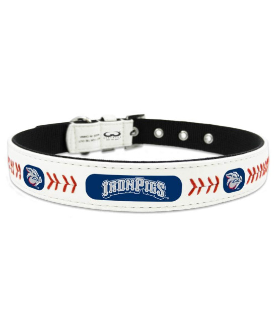 Minor League Baseball Lehigh Valley IronPigs Pet collarLeather Size Large Pet collar, Team colors, One Size