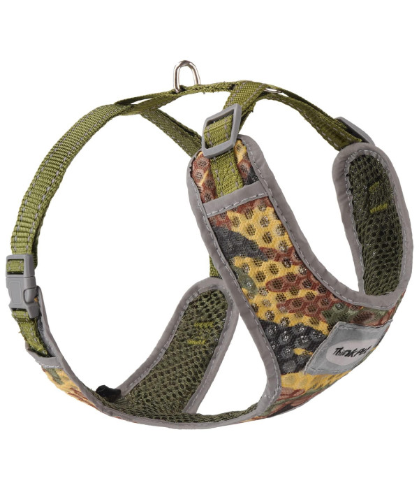 Buy ThinkPet Reflective Breathable Soft Air Mesh No Pull Puppy Choke Free  Over Head Vest Ventilation Harness for Puppy Small Medium Dogs (Camouflage  Green,XL) Online at Low Prices in USA