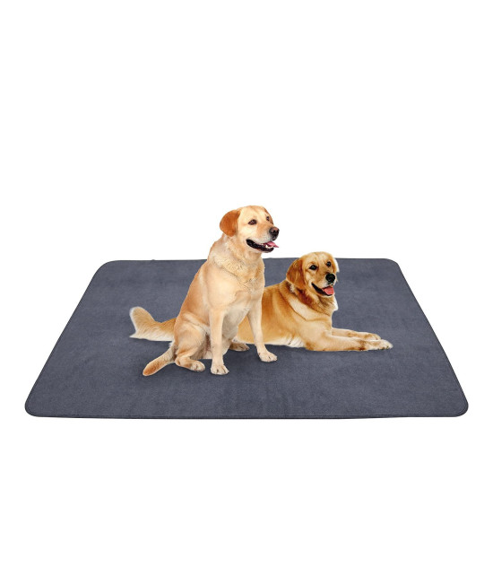 peepeego Upgrade Non-Slip Dog Pads Extra Large 72" x 72", Washable Puppy Pads with Fast Absorbent, Reusable, Waterproof for Training, Travel, Whelping, Housebreaking, Incontinence, for Playpen, Crate