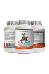 MY LUCKY PETS LLC cat Mobility aid - CAT Hip and Joint Complex - Increase Mobility and Reduce Joint Stiffness - Immune Support - Vet Approved - cat glucosamine Treats - 1 Bottle (120 Tabs)