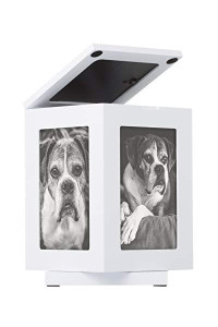Pearhead Dog or Cat Personalized Memory Box Keepsake, Pet Urn