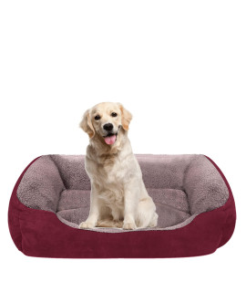Utotol Dog Beds For Large Dogs, Washable Large Dog Beds Firm Breathable Soft Big Dog Beds For Jumbo Large Medium Small Puppy Dogs Cats Cozy Sleeping Pet Bed, Waterproof Non-Slip Bottom
