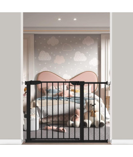 Fairy Baby Extra Wide Baby Gate - Large Walk Through Safety Child Gates For Kid Or Pet - Long Pressure Mounted Baby Gate 4331-4606