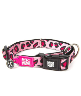 Max Molly Dog Puppy Collar With Power Buckle, Fun Style For Small, Medium, Large Dogs Puppies, Waterproof, Comfortable, Adjustable, Includes Gotcha Qr Code Pet Id
